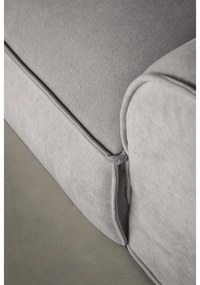 Svetlosivý modul pohovky (pravý roh) Flex Felix – Miuform