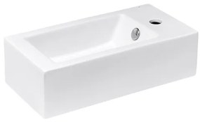 Umývadielko Glacera Bigio 50x25 cm otvor pre batériu vpravo BG5025P, 1 ks