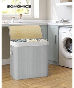 Koš na prádlo Launda 150 l šedý