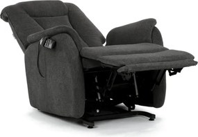 Polohovacie kreslo sivé, elektrické TV-L8963 GREY2