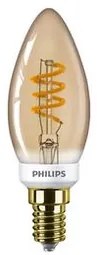 Philips 8718699774936 Vintage LED žiarovka E14, 3,5W, 136lm, 2000K, stmievatelná, zlatá