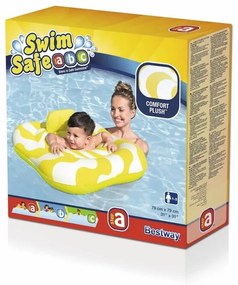 Bestway 32298 Nafukovací baby sedací kruh s opierkou, 79 x 79 cm