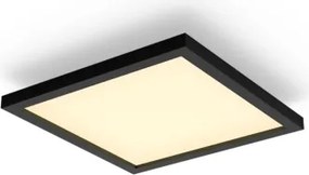 Philips - stmievateľné stropné svietidlo Hue AURELLE LED/19W/230V 30x30 cm čierne