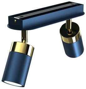 Brilagi - Bodové svietidlo POKER 2xGU10/25W/230V modrá