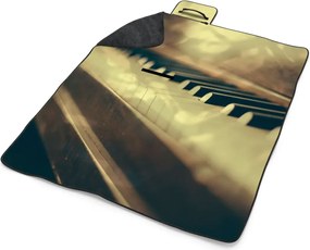 Sablio Plážová deka Klávesy klavíru: 200x140 cm