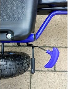 LEAN CARS Modrá motokára A-15 Nafukovacie kolesá