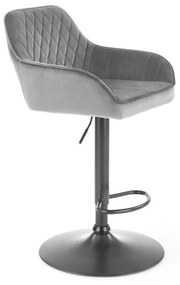 Čalúnená barová stolička VISTA H103 sivá