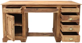 furniture-nabytek.cz - Písací stôl masiv z palisandru 160x80x76