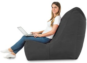 Moderné kreslo DISTINTO tmavo sivá