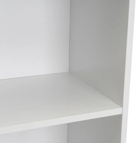 Biela knižnica 30x106x24 cm Cube – Casa Selección