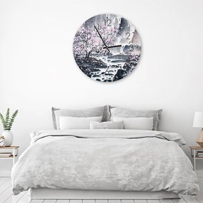 Gario Hodiny na stenu Cherry Blossom Rozmery: 40 x 40 cm