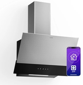 Klarstein Verosteel digestor, Elegantný, minimalistický, výkonný, Energetická trieda A, 624 m³/h, 60 cm