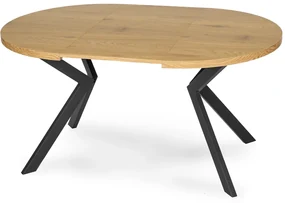 JAKS Okrúhly rozkladací stôl 100 - 250cm Lukas zlatý dub 2/2