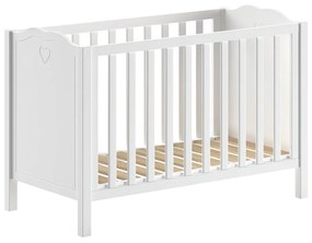 Biela postieľka z borovicového dreva 60x120 cm Amori – Vipack