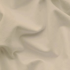 Bavlnené jersey napínacie prestieradlo na jednolôžko - 90 x 200 cm - béžové