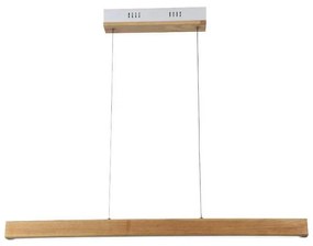 LED Luster na lanku LED/12W/230V 4000K hnedá