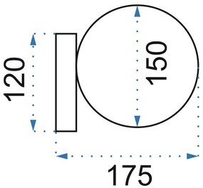 Toolight, nástenná lampa 1xE27 APP1009-1W, zlatá, OSW-05550