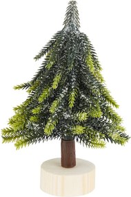 TREE OF THE MONTH Vianočný stromček s dreveným stojanom 19 cm