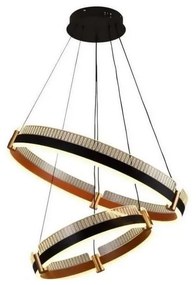 LED Stmievateľný luster na lanku LED/140W/230V 3000-6500K + diaľkové ovládanie