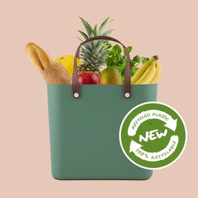 Nákupná taška, kabelka, plastová MULTIBAG, zelená, 25 l