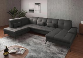 XXXLutz SEDACIA SÚPRAVA, textil, koža, mokka Sit & More - Sedačky - 00014401173Z