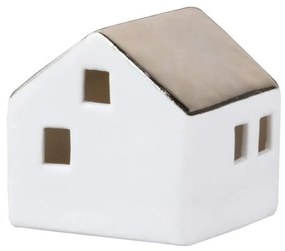 räder Porcelánový mini LED lampáš Small House
