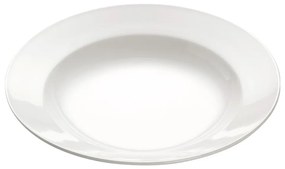 Biely porcelánový tanier na cestoviny Maxwell & Williams Basic Bistro, ø 28 cm