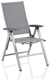 Cirrus Silver-Line polohovacie kreslo sivé