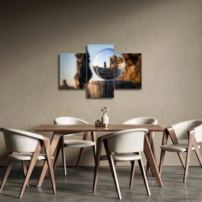 Obraz lupy a krajiny (90x60 cm)