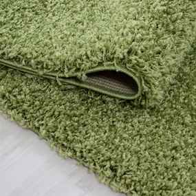 Ayyildiz Kusový koberec LIFE 1500, Okrúhly, Zelená Rozmer koberca: 160 cm KRUH