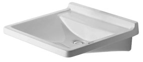 DURAVIT Starck 3 Med závesné umývadlo bezbariérové bez otvoru, bez prepadu, 600 mm x 545 mm, s povrchom WonderGliss, 03126000001