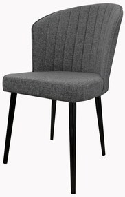 Sada jedálenských stoličiek Rubi Grey and Black, 2ks, 2 ks