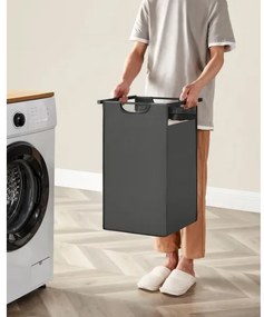 Kôš na bielizeň REX sivý