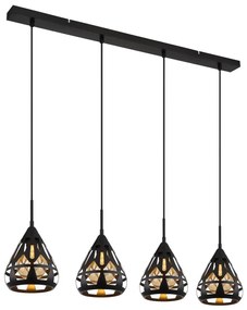 Globo 15889-4H - Luster na lanku HASSAN 4xE27/40W/230V