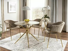 SI Stolička Bono Velvet béžová