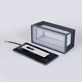 Brilagi - LED vonkajšie nástenné svietidlo PARKER LED/12W/230V 3000/4500/6000K antracit IP44