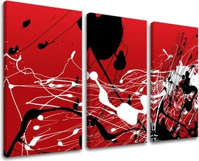 Obraz na stenu 3 dielny ABSTRAKT AB096E30