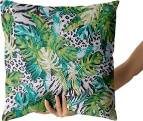 Obliečka na vankúš JESS 50x60 cm - Panter- zelená