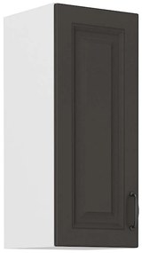 Kuchynská skrinka STILO grafit mat/biely 30g-72 1f