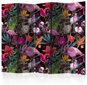 Paraván - Colorful Exotic II [Room Dividers] Veľkosť: 225x172, Verzia: Akustický