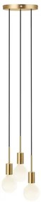 Nordlux - Závesný luster PACO na lanku 3xE27/25W/230V mosadz