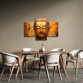 Obraz - Budha, olejomaľba (90x60 cm)