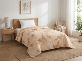 Letná prikrývka BUTTERFLY 140x200 cm, marhuľová