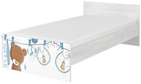 Raj posteli Detská posteľ " Mokrý Medvedík " MAX  XL borovica nórska