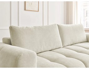 Béžová rozkladacia/s úložným priestorom pohovka 251 cm Fuji – Bobochic Paris