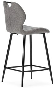 Sivé barové stoličky v súprave 2 ks (výška sedadla 65 cm) Muli – Marckeric