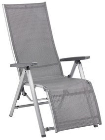 Cirrus Silver-Line relaxačné kreslo sivé