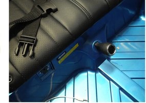 LEAN CARS Elektrické autíčko BMW X6M pre deti modré lakované