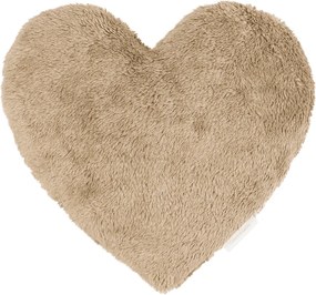 Vankúš Boho srdce čokoláda 44x44 cm