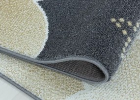 Koberce Breno Kusový koberec FUNNY 2101 Yellow, žltá, viacfarebná,80 x 150 cm